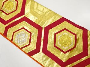 アンティーク　亀甲華紋織り出し袋帯（材料）